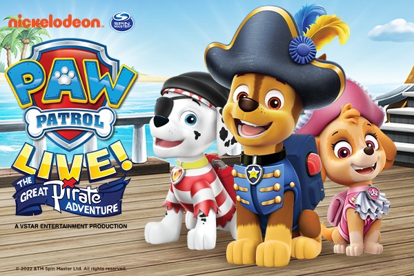 toon Mordrin Persoon belast met sportgame PAW Patrol Live! - Pittsburgh | Official Ticket Source | Benedum Center |  Sat, Jan 21 - Sun, Jan 22, 2023 | VStar Entertainment