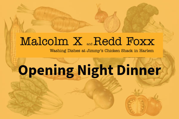 Opening Night Dinner - Malcolm X and Redd Foxx Washing Dishes at Jimmy's Chicken Shack in Harlem