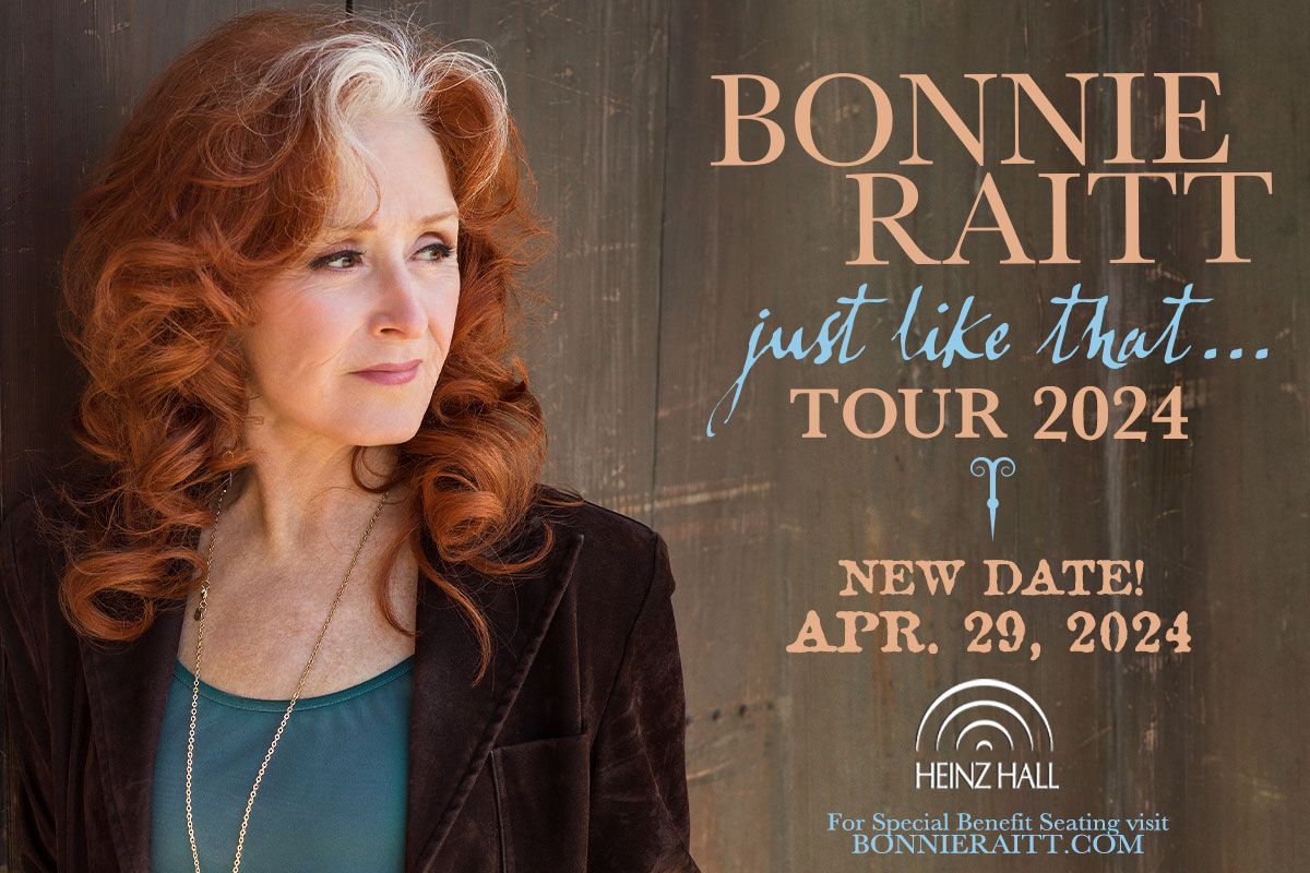 NEW DATE: Bonnie Raitt