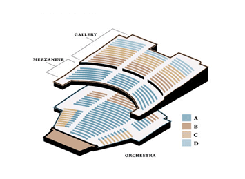 Byham Theater seating chart