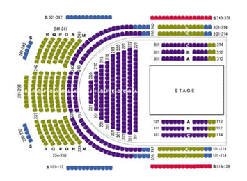 O'Reilly Seating Chart Overview