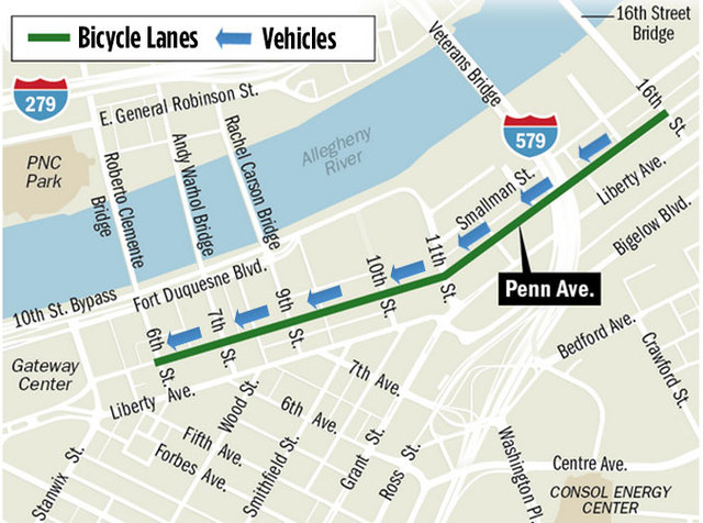 bike lane map