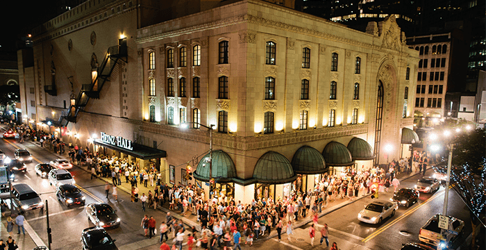 exterior view of Heinz Hall