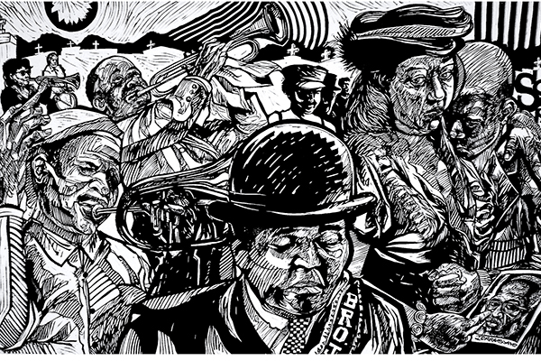 Communal Resurrection, work by Steve Prince