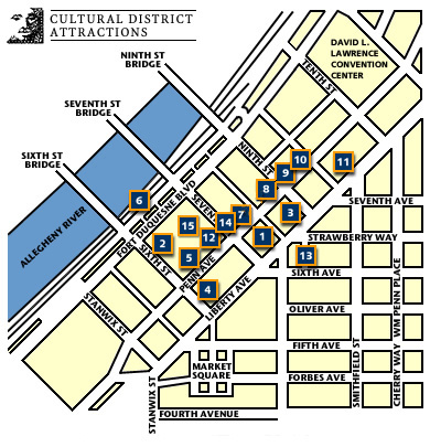 Map of the Cultural District