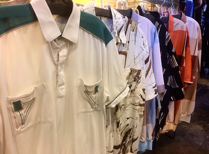 '80s men's collared shirts at Eons boutique