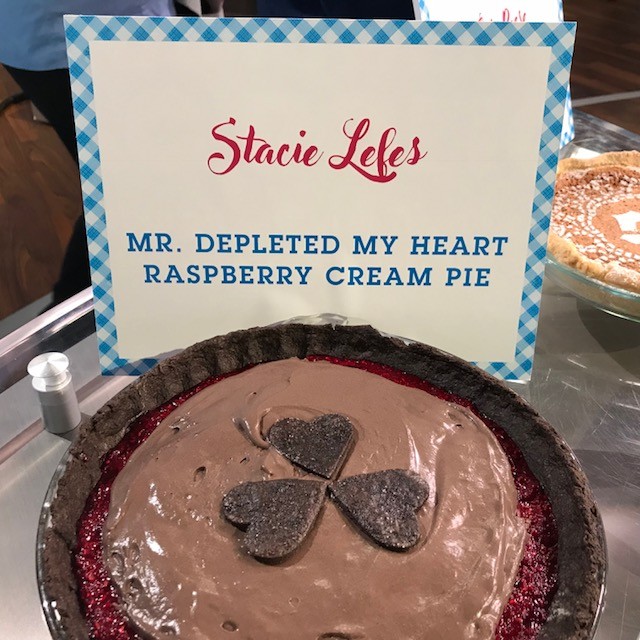 Stacie Lefes' Mr. Depleted My Heart Raspberry Cream Pie