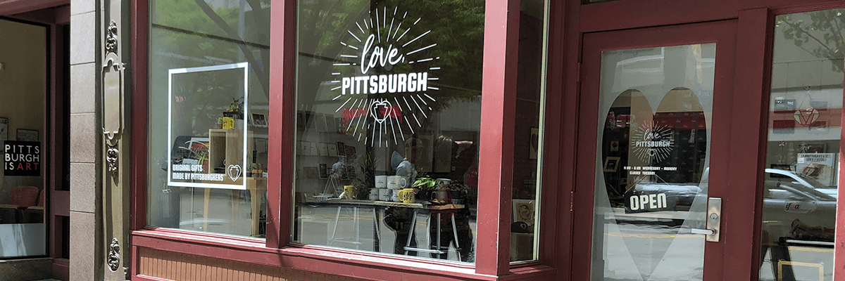 love, Pittsburgh shop on Liberty Avenue, Pittsburgh