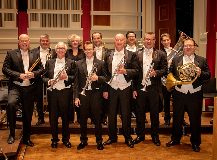 photo of the pittsburgh symphony orchestra's brass section