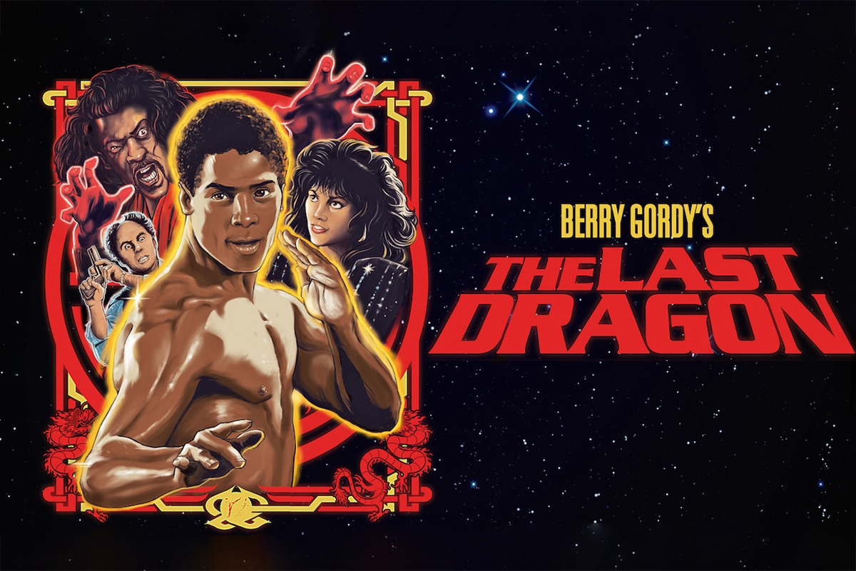 a poster for the movie the last dragon