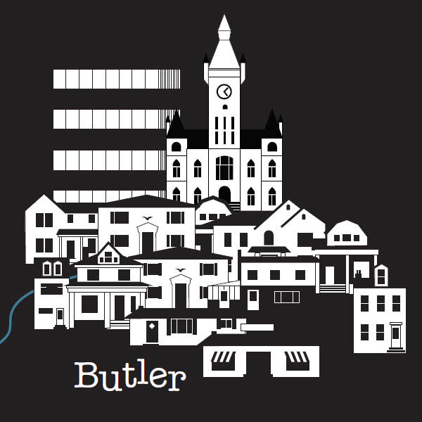 map of Bulter