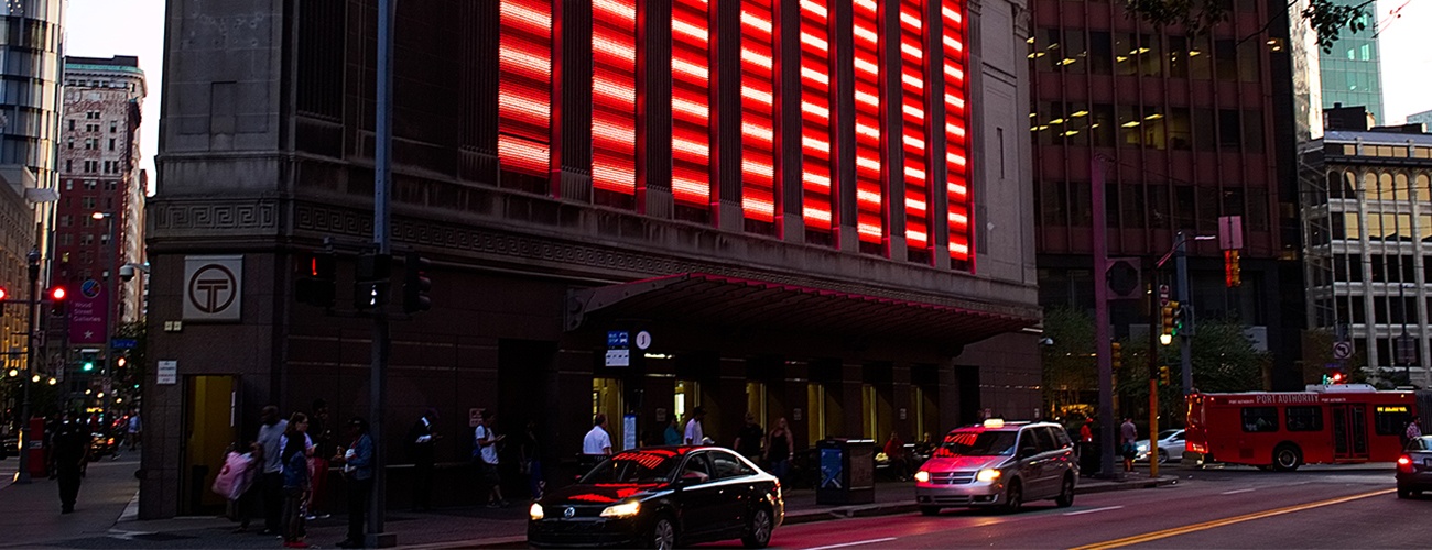 How Five Installations Transformed Downtown Pittsburgh into a City of Light 