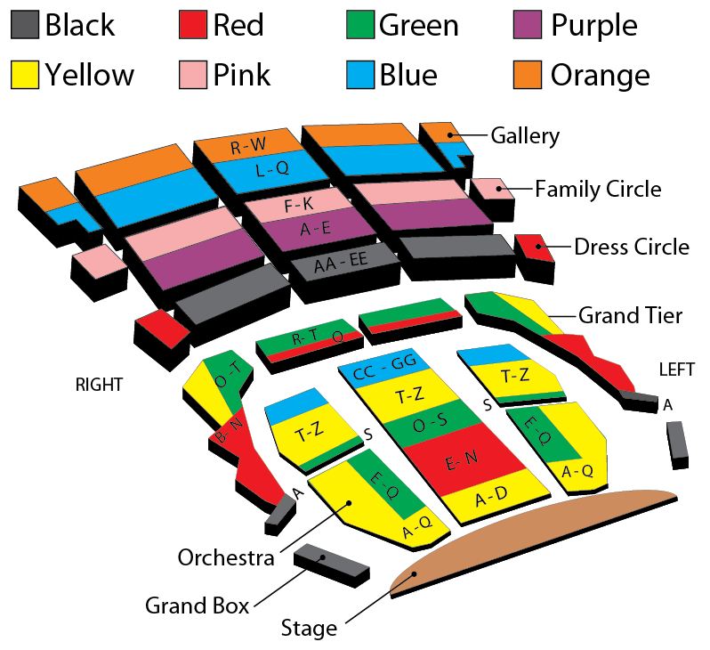 Orchestra Hall Seating Chart