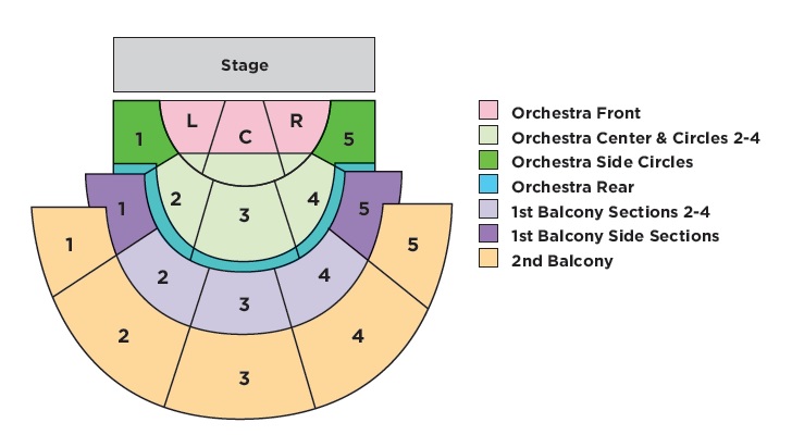 Pittsburgh Improv Seating Chart