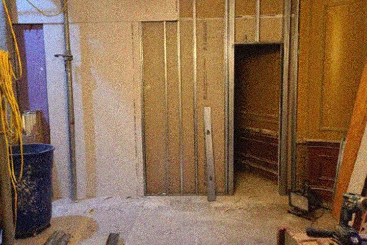 Final framing, finishes, and new paint colors are being matched before the inspection.