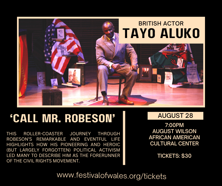 North American Festival of Wales Call Mr. Robeson
