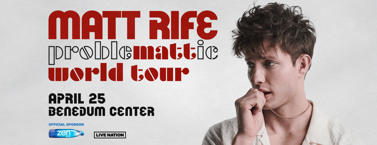 Matt Rife ProbleMATTic World Tour Pittsburgh Official Ticket Source Benedum Center Thu