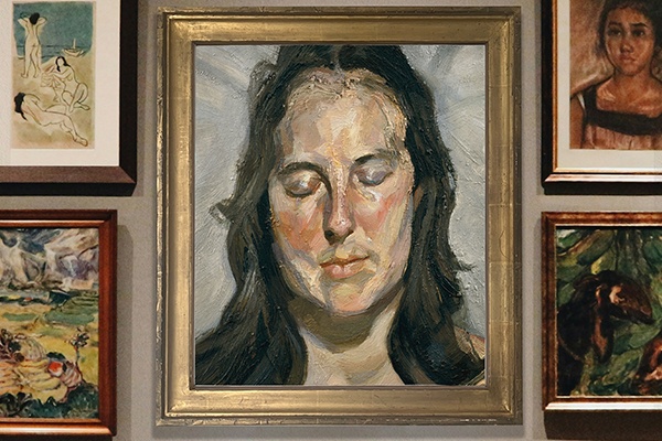 Woman with Eyes Closed