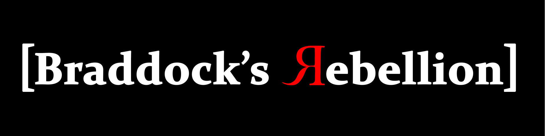 Bradock's Rebellion Logo