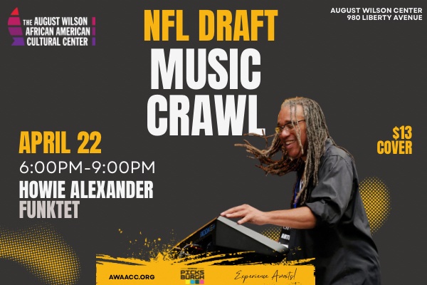Howie Alexander FunkTet NFL Draft “Picksburgh” Music Crawl 